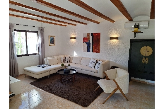 Sommerhaus in Els Poblets zur Ferienvermietung, Wohnfläche 126 m², Baujahr 1995, Zustand modernisiert, + Zentralheizung, Klimaanlage, Grundstück 560 m², 2 Schlafzimmer, 2 Badezimmer, Pool, ref.: V-0117-12