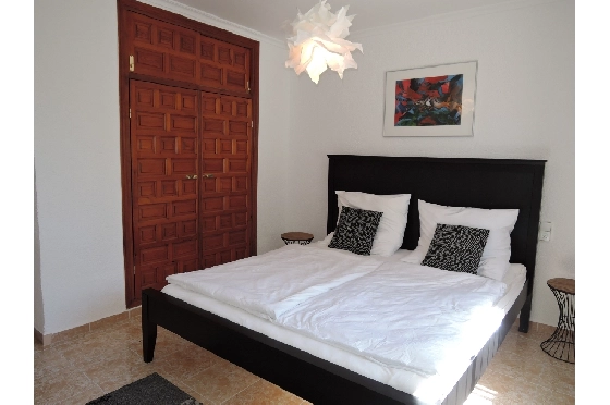 Sommerhaus in Els Poblets zur Ferienvermietung, Wohnfläche 126 m², Baujahr 1995, Zustand modernisiert, + Zentralheizung, Klimaanlage, Grundstück 560 m², 2 Schlafzimmer, 2 Badezimmer, Pool, ref.: V-0117-23