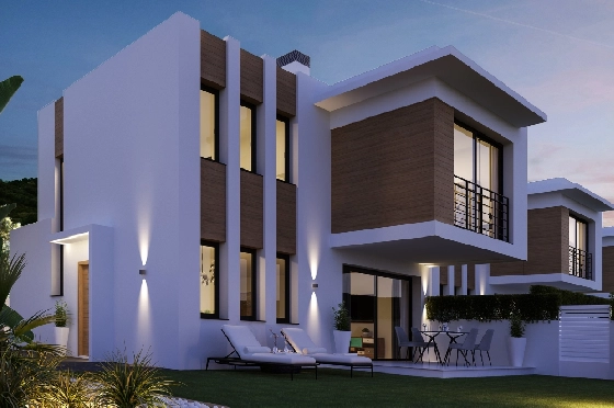 Villa in Denia zu verkaufen, Wohnfläche 144 m², Zustand Erstbezug, Klimaanlage, Grundstück 220 m², 3 Schlafzimmer, 3 Badezimmer, ref.: GC-1518-13