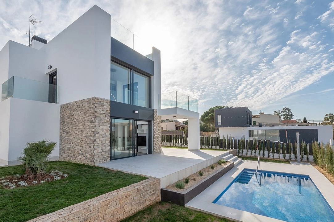 villa en Colonia de Sant Pere en vente, construit 338 m², estado nuevo, aire acondicionado, terrain 434 m², 3 chambre, 3 salle de bains, piscina, ref.: HA-MLN-640-E01-11