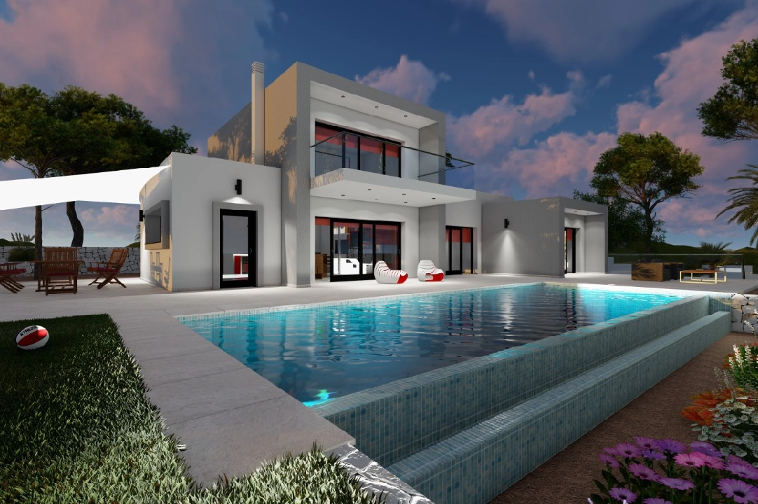 villa en Benissa(Fustera) en vente, construit 160 m², aire acondicionado, terrain 1000 m², 3 chambre, 2 salle de bains, piscina, ref.: BP-3092BEN-6