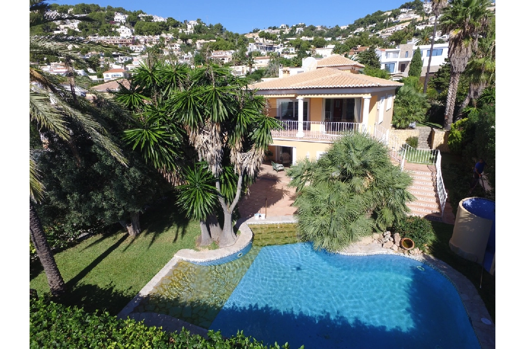 villa en Moraira en vente, construit 300 m², aire acondicionado, terrain 800 m², 4 chambre, 3 salle de bains, piscina, ref.: CA-H-1299-AMB-4