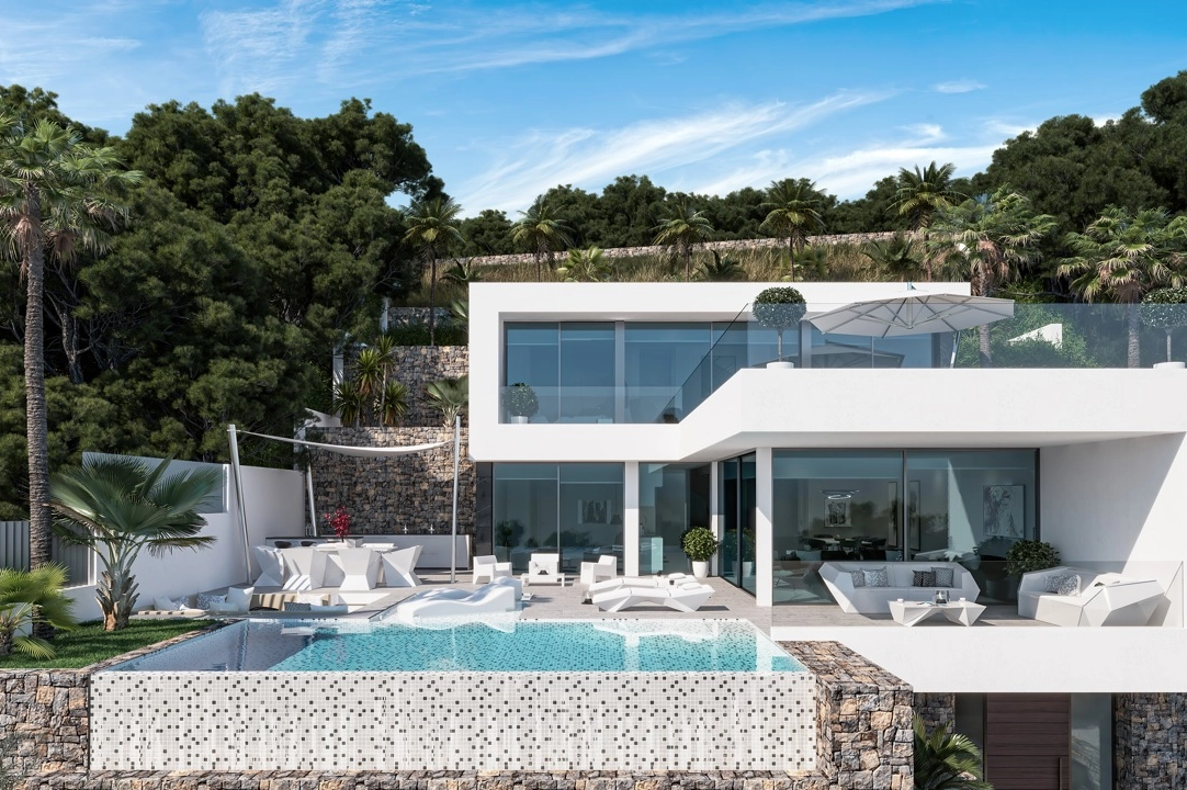 villa en Calpe(Maryvilla) en vente, construit 440 m², aire acondicionado, terrain 637 m², 4 chambre, 6 salle de bains, piscina, ref.: BP-3230CAL-21