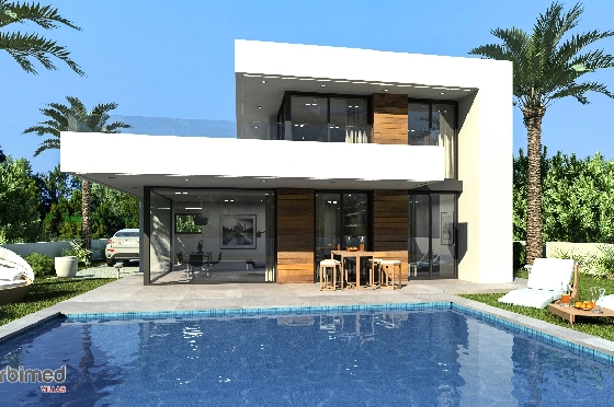 Villa in Denia zu verkaufen, Wohnfläche 151 m², Klimaanlage, Grundstück 731 m², 3 Schlafzimmer, 2 Badezimmer, Pool, ref.: UM-UV-TANIT-6