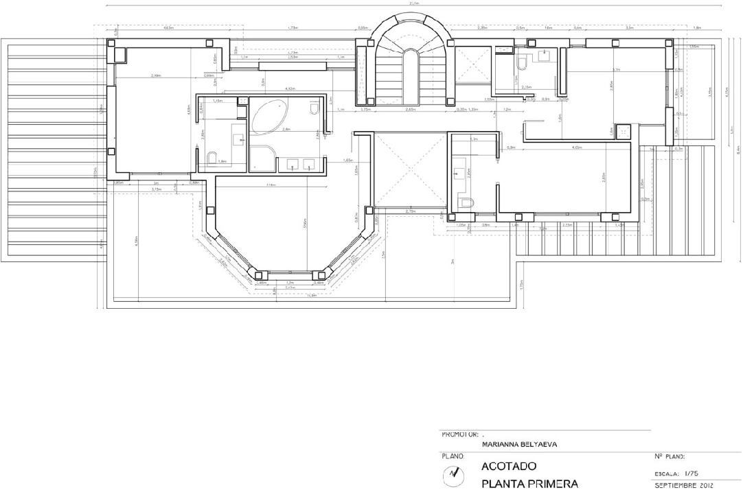 villa en Calpe(Ragol de Galeno) en vente, construit 670 m², aire acondicionado, terrain 1850 m², 5 chambre, 5 salle de bains, piscina, ref.: BP-6135CAL-28