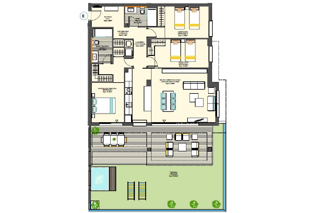 appartement en Benidorm(Benidorm) en vente, construit 174 m², aire acondicionado, terrain 207 m², 3 chambre, 2 salle de bains, piscina, ref.: BP-3421BED-11