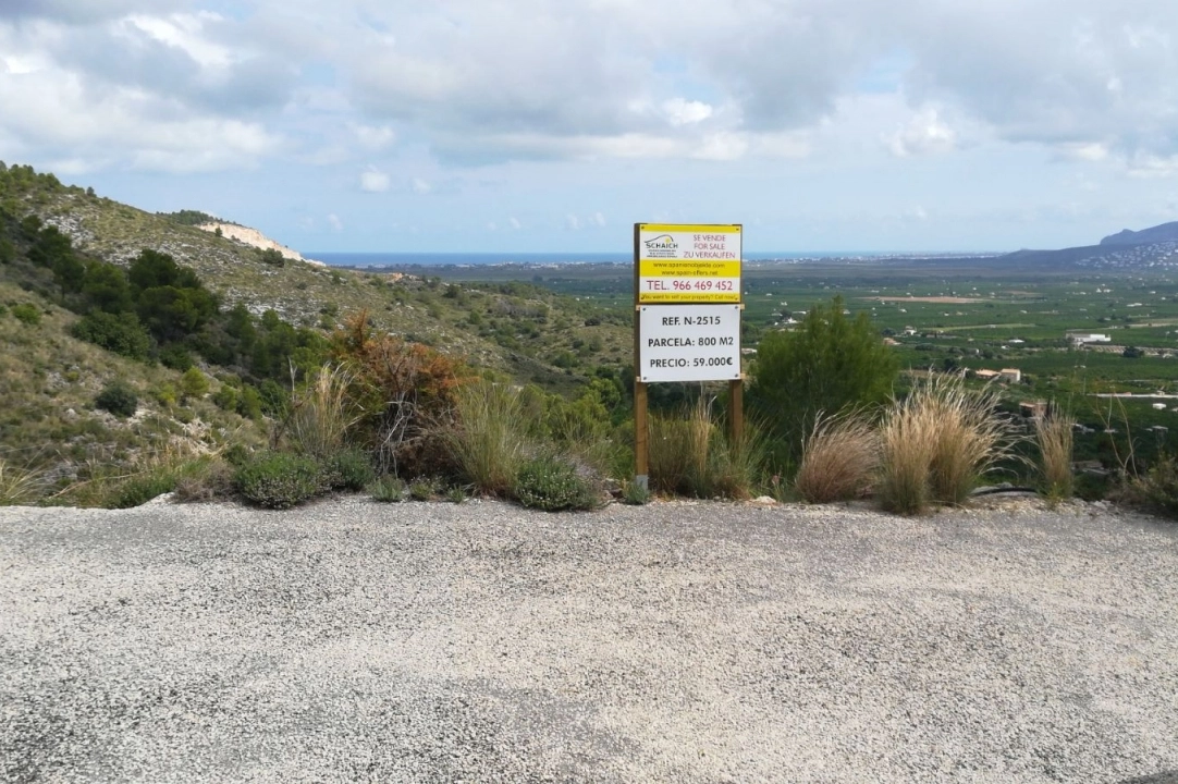 terrain en Pego(Monte Mostalla) en vente, terrain 800 m², ref.: N-2515-1