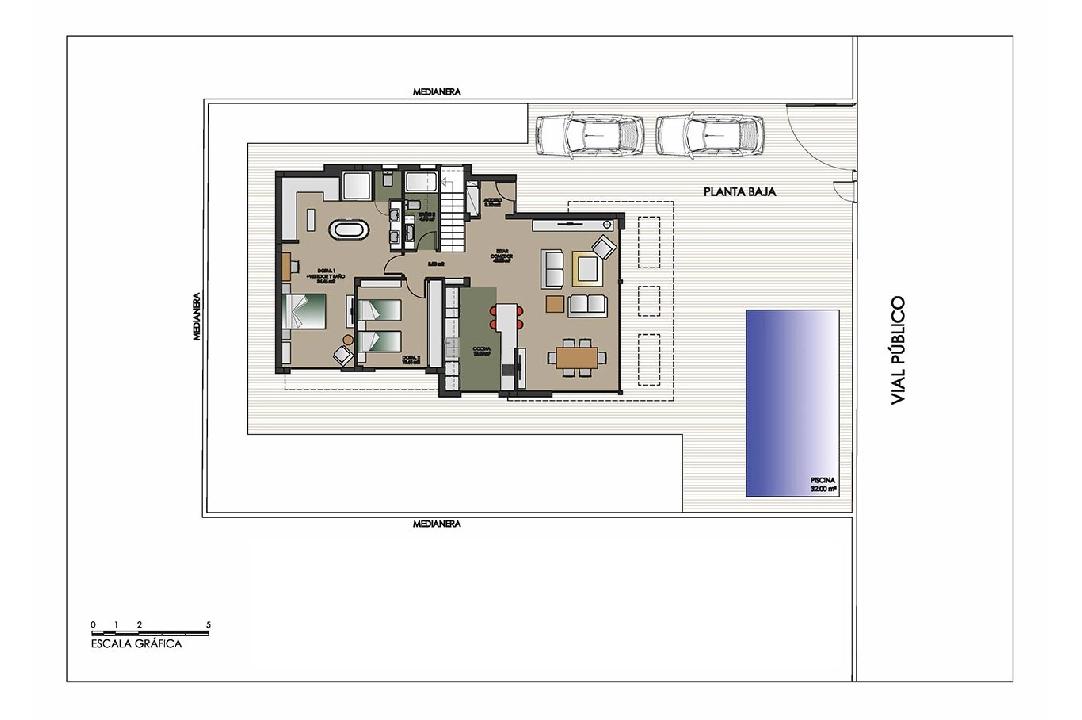 villa en Dehesa de Campoamor en vente, construit 304 m², estado nuevo, terrain 500 m², 4 chambre, 4 salle de bains, piscina, ref.: HA-DCN-100-E14-28