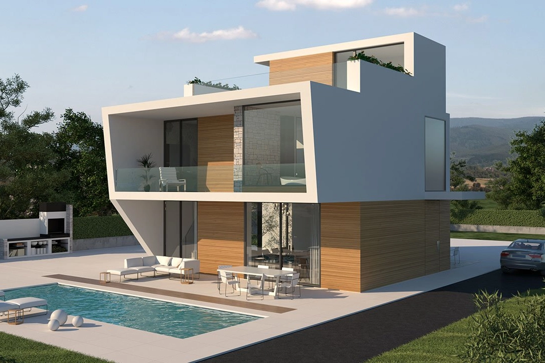 villa en Dehesa de Campoamor en vente, construit 307 m², estado nuevo, terrain 500 m², 4 chambre, 4 salle de bains, piscina, ref.: HA-DCN-100-E15-2