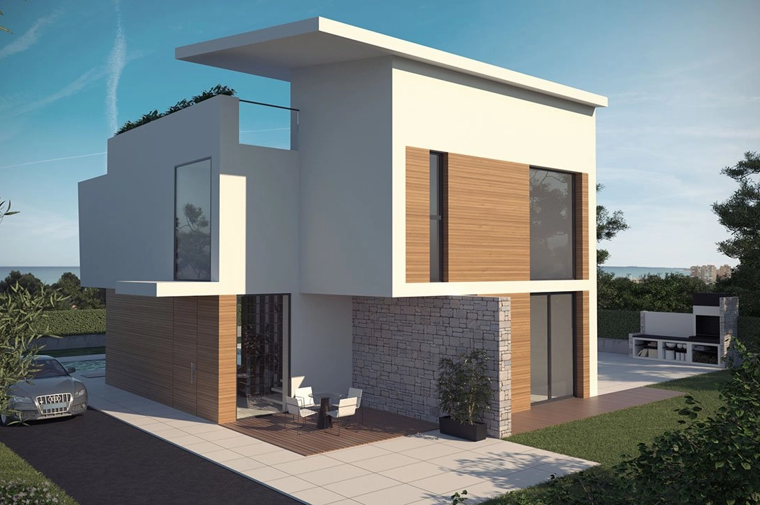 villa en Dehesa de Campoamor en vente, construit 307 m², estado nuevo, terrain 500 m², 4 chambre, 4 salle de bains, piscina, ref.: HA-DCN-100-E15-4