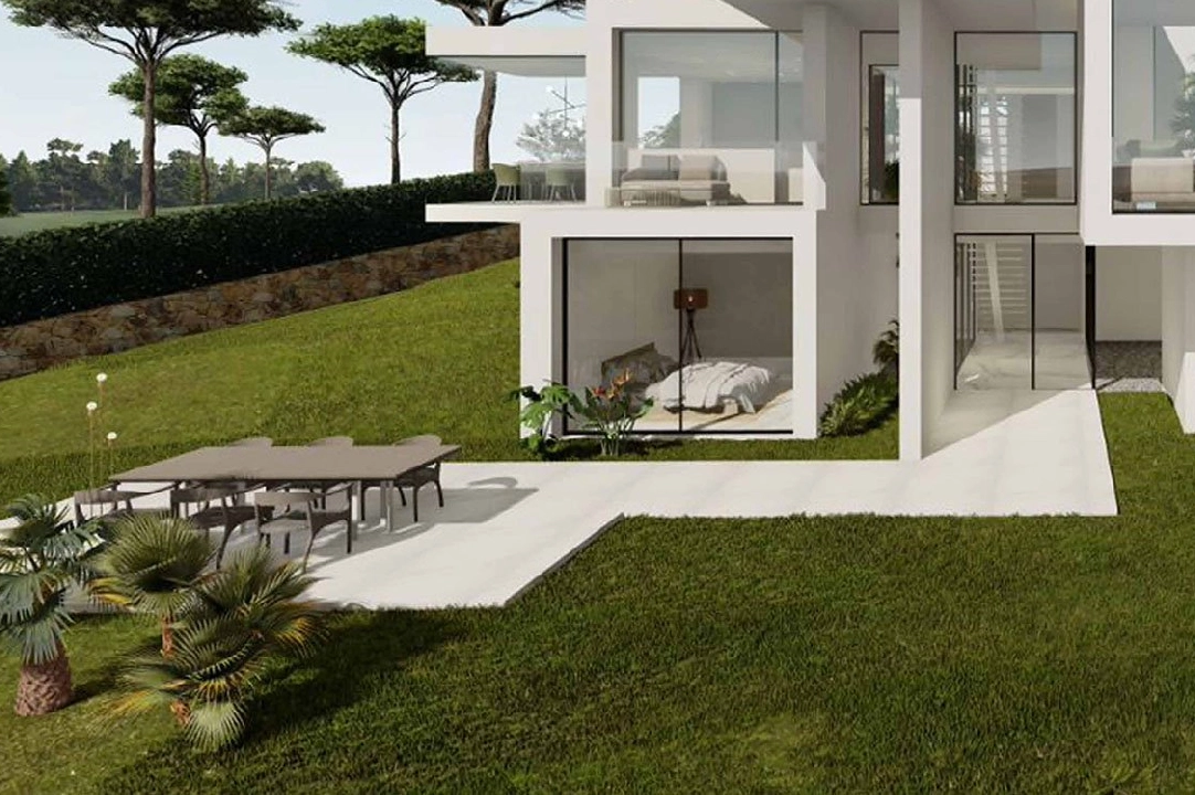 villa en Orihuela Costa en vente, construit 349 m², estado nuevo, aire acondicionado, terrain 1075 m², 3 chambre, 3 salle de bains, piscina, ref.: HA-OCN-145-E01-4