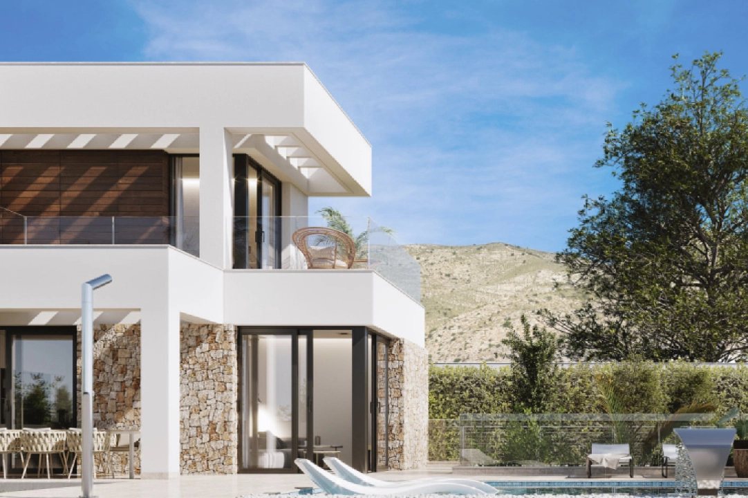 villa en Finestrat en vente, construit 229 m², aire acondicionado, 3 chambre, 3 salle de bains, piscina, ref.: BS-4958346-10