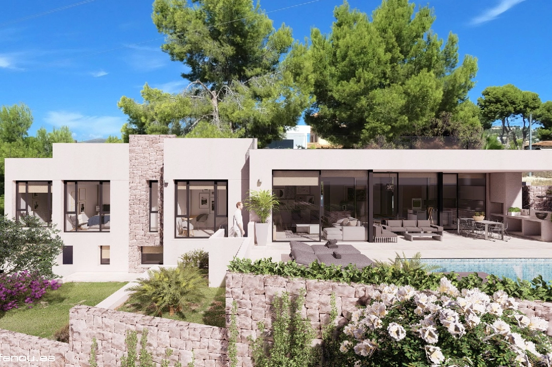 villa en Calpe en vente, construit 327 m², aire acondicionado, 4 chambre, 4 salle de bains, piscina, ref.: BS-5383105-1