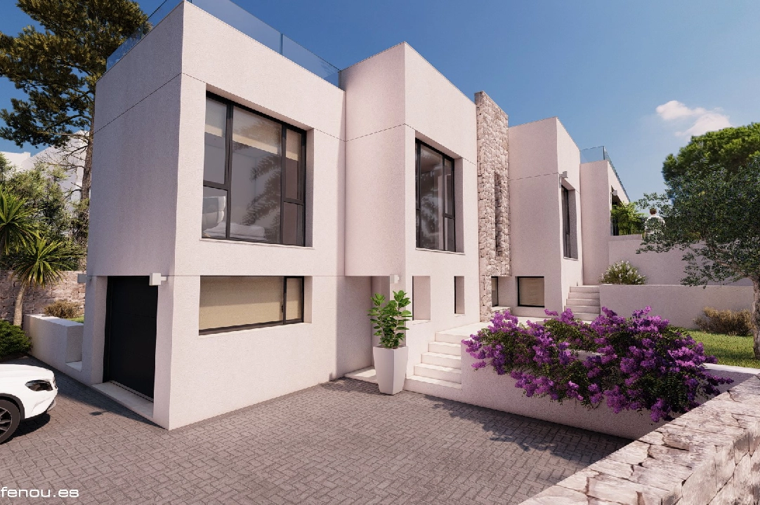 villa en Calpe en vente, construit 327 m², aire acondicionado, 4 chambre, 4 salle de bains, piscina, ref.: BS-5383105-2