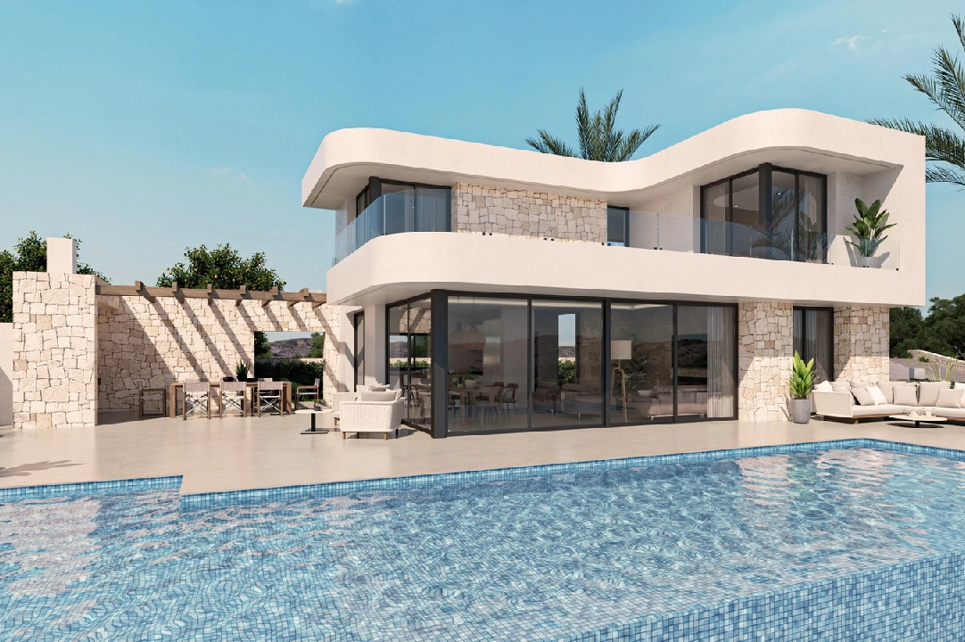 villa en Rafol de Almunia en vente, construit 186 m², ano de construccion 2023, terrain 900 m², 3 chambre, 2 salle de bains, ref.: AS-0722-1