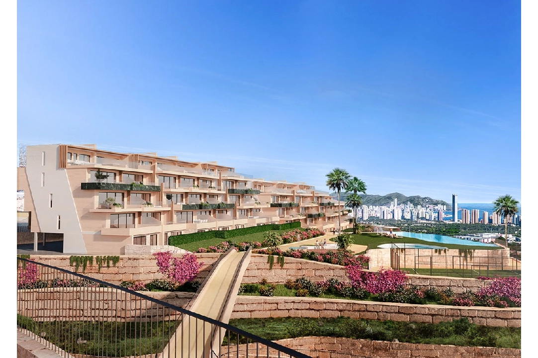 apartamento en la planta superior en Finestrat en vente, construit 131 m², estado nuevo, aire acondicionado, 2 chambre, 2 salle de bains, piscina, ref.: HA-FIN-251-A02-3