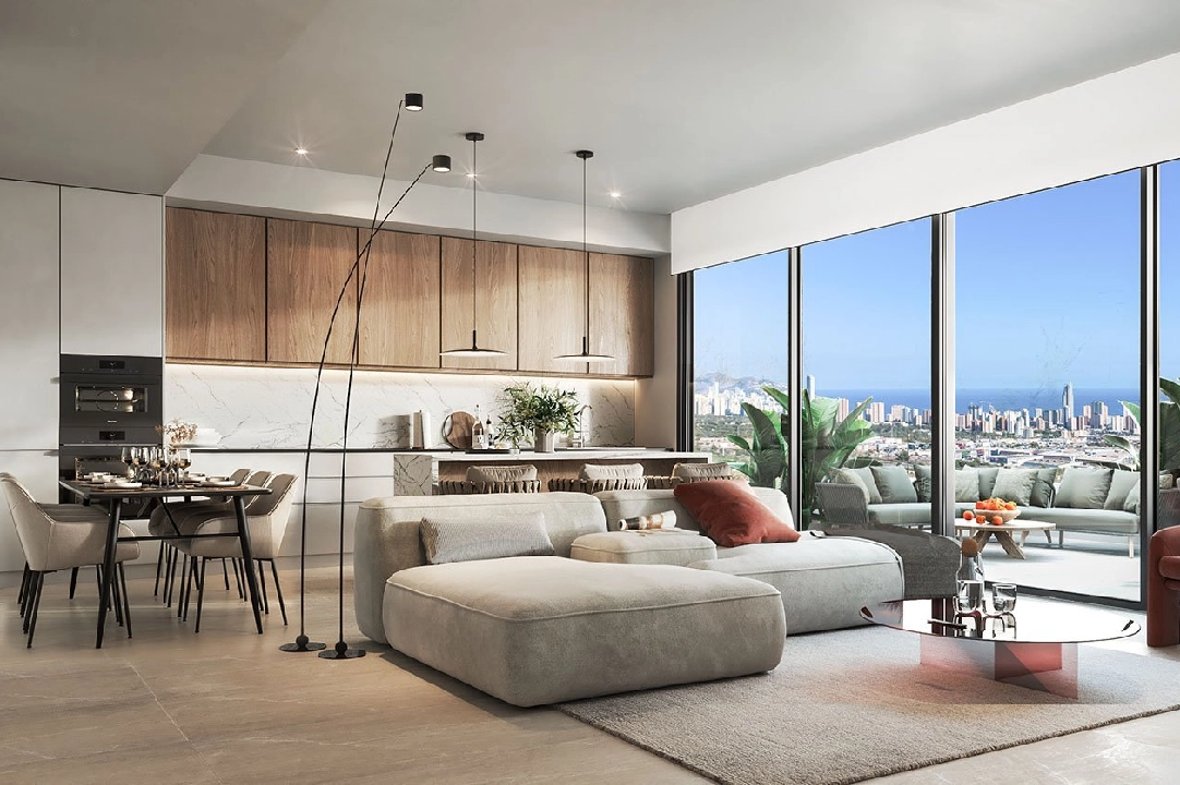 apartamento en la planta superior en Finestrat en vente, construit 131 m², estado nuevo, aire acondicionado, 2 chambre, 2 salle de bains, piscina, ref.: HA-FIN-251-A02-6