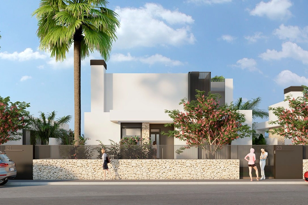 villa en Algorfa en vente, construit 399 m², estado nuevo, + fussboden, aire acondicionado, terrain 469 m², 3 chambre, 3 salle de bains, piscina, ref.: HA-ARN-111-E02-3