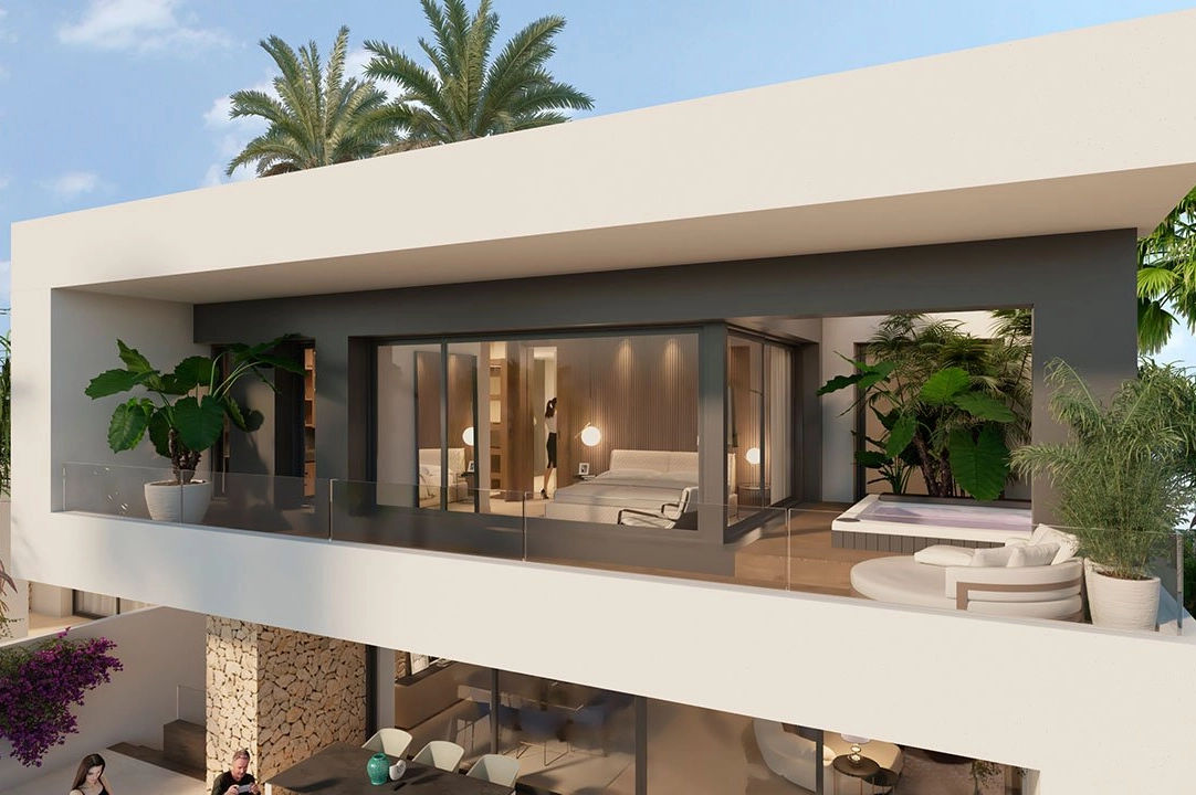 villa en Algorfa en vente, construit 399 m², estado nuevo, + fussboden, aire acondicionado, terrain 469 m², 3 chambre, 3 salle de bains, piscina, ref.: HA-ARN-111-E02-4