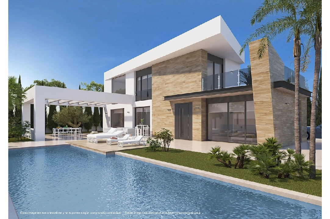 villa en Ciudad Quesada en vente, construit 150 m², estado nuevo, terrain 530 m², 3 chambre, 3 salle de bains, piscina, ref.: HA-CQN-101-E02-1