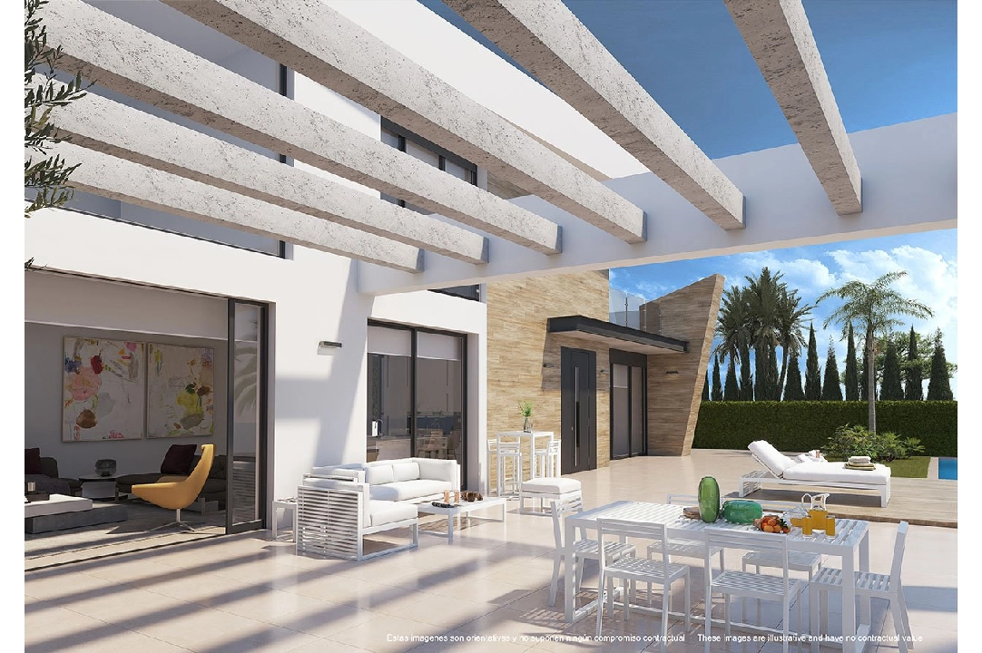 villa en Ciudad Quesada en vente, construit 150 m², estado nuevo, terrain 530 m², 3 chambre, 3 salle de bains, piscina, ref.: HA-CQN-101-E02-2