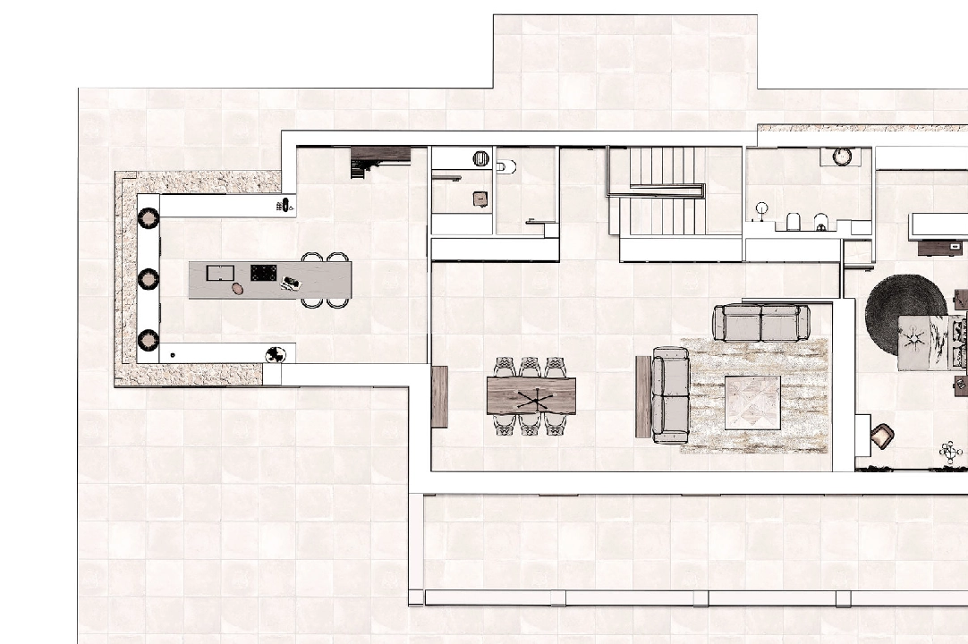 finca en Benissa(Llenes) en vente, construit 368 m², ano de construccion 2023, aire acondicionado, terrain 10000 m², 4 chambre, 4 salle de bains, piscina, ref.: BI-BE.F-164-33