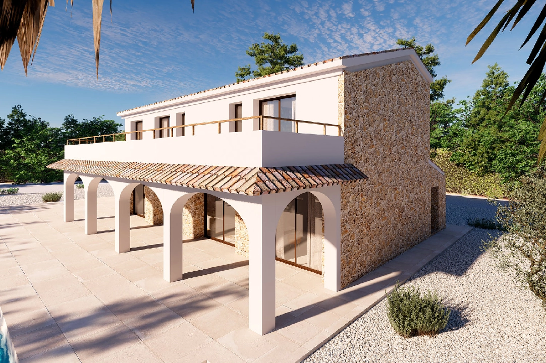 finca en Benissa(Llenes) en vente, construit 368 m², ano de construccion 2023, aire acondicionado, terrain 10000 m², 4 chambre, 4 salle de bains, piscina, ref.: BI-BE.F-164-6