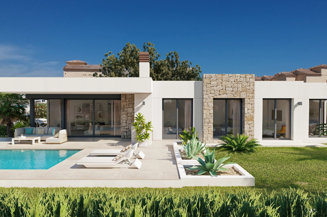 villa en Calpe en vente, construit 192 m², aire acondicionado, terrain 800 m², 4 chambre, 3 salle de bains, piscina, ref.: BI-CA.H-442-1