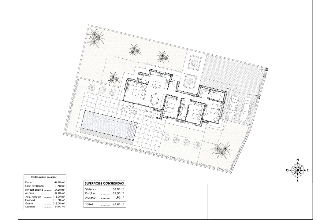 villa en Calpe en vente, construit 166 m², aire acondicionado, terrain 800 m², 3 chambre, 2 salle de bains, piscina, ref.: BI-CA.H-443-3