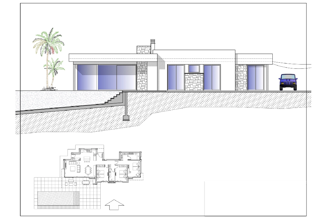 villa en Calpe en vente, construit 166 m², aire acondicionado, terrain 800 m², 3 chambre, 2 salle de bains, piscina, ref.: BI-CA.H-443-6