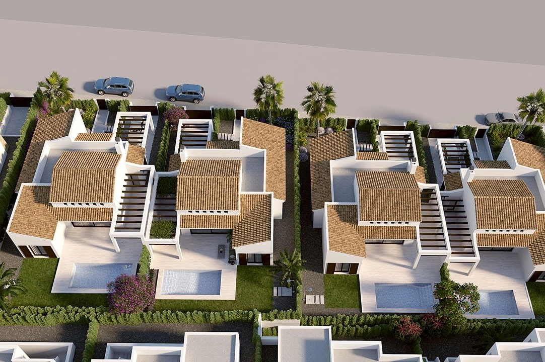 villa en Algorfa en vente, construit 205 m², estado nuevo, aire acondicionado, terrain 437 m², 3 chambre, 2 salle de bains, piscina, ref.: HA-ARN-112-E02-5