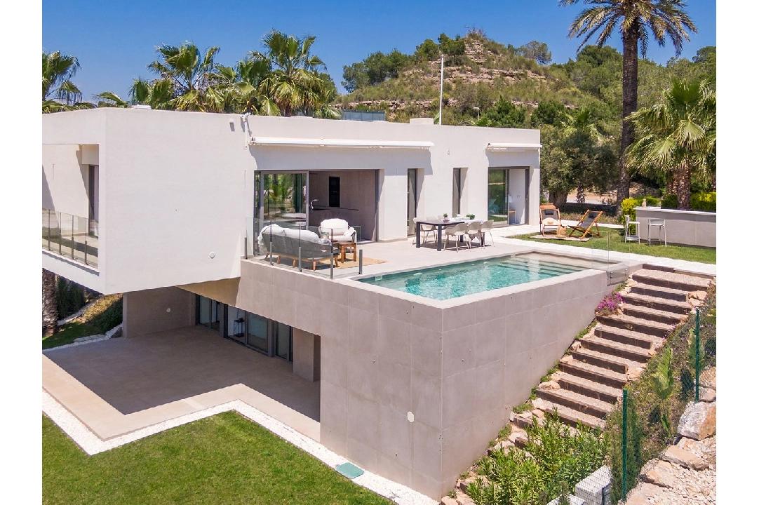 villa en Orihuela Costa en vente, construit 264 m², estado nuevo, aire acondicionado, terrain 518 m², 3 chambre, 3 salle de bains, piscina, ref.: HA-OCN-146-E02-2