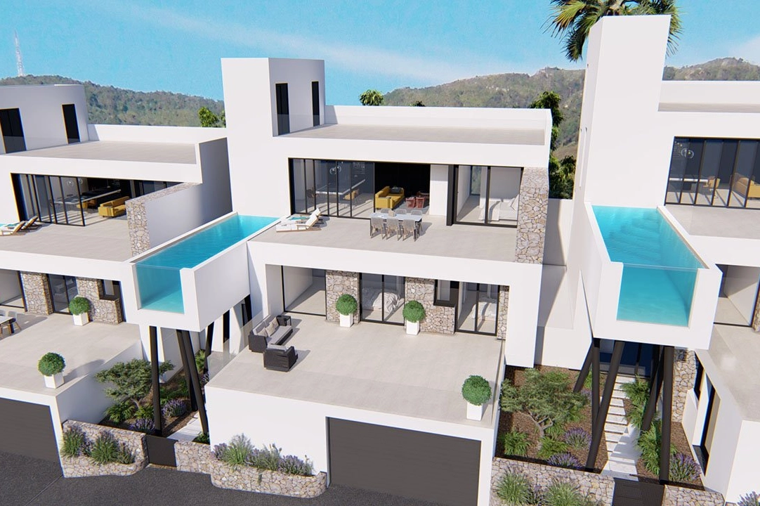 villa en Rojales en vente, construit 250 m², estado nuevo, aire acondicionado, terrain 390 m², 3 chambre, 3 salle de bains, piscina, ref.: HA-RON-520-E02-1