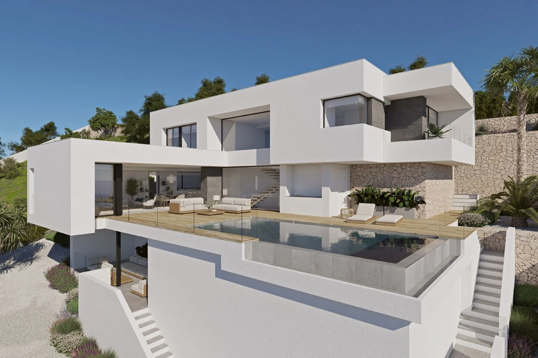 villa en Cumbre del Sol en vente, construit 469 m², estado nuevo, + fussboden, aire acondicionado, terrain 807 m², 3 chambre, 2 salle de bains, piscina, ref.: HA-CDN-200-E15-4