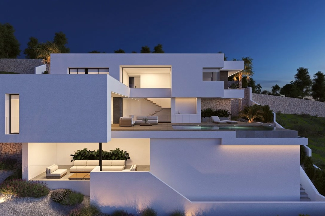 villa en Cumbre del Sol en vente, construit 469 m², estado nuevo, + fussboden, aire acondicionado, terrain 807 m², 3 chambre, 2 salle de bains, piscina, ref.: HA-CDN-200-E15-8