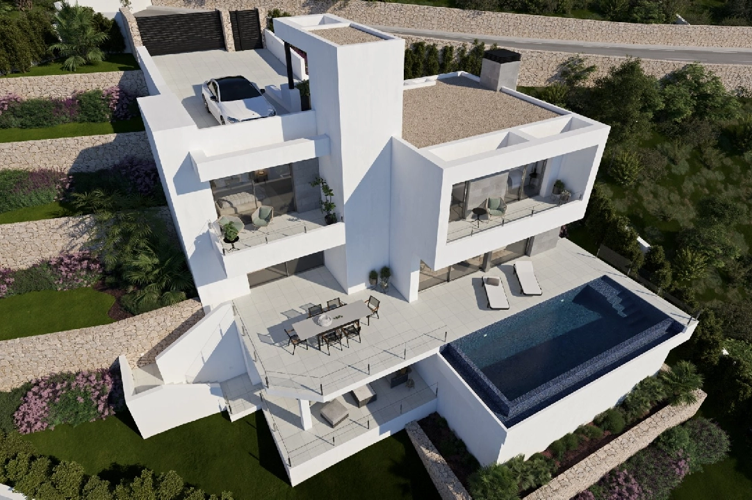 villa en Cumbre del Sol(Lirios Sunrise) en vente, construit 169 m², terrain 805 m², 3 chambre, 3 salle de bains, piscina, ref.: VA-AL031-2