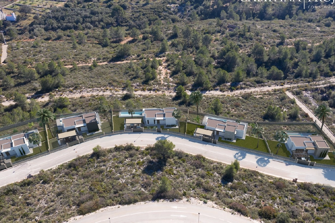 villa en Pedreguer(Monte Solana) en vente, construit 230 m², aire acondicionado, terrain 719 m², 3 chambre, 2 salle de bains, piscina, ref.: BP-3578PED-6