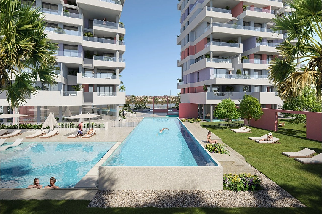 apartamento en la planta superior en Calpe en vente, construit 65 m², estado nuevo, aire acondicionado, 1 chambre, 1 salle de bains, piscina, ref.: HA-CAN-130-A01-3