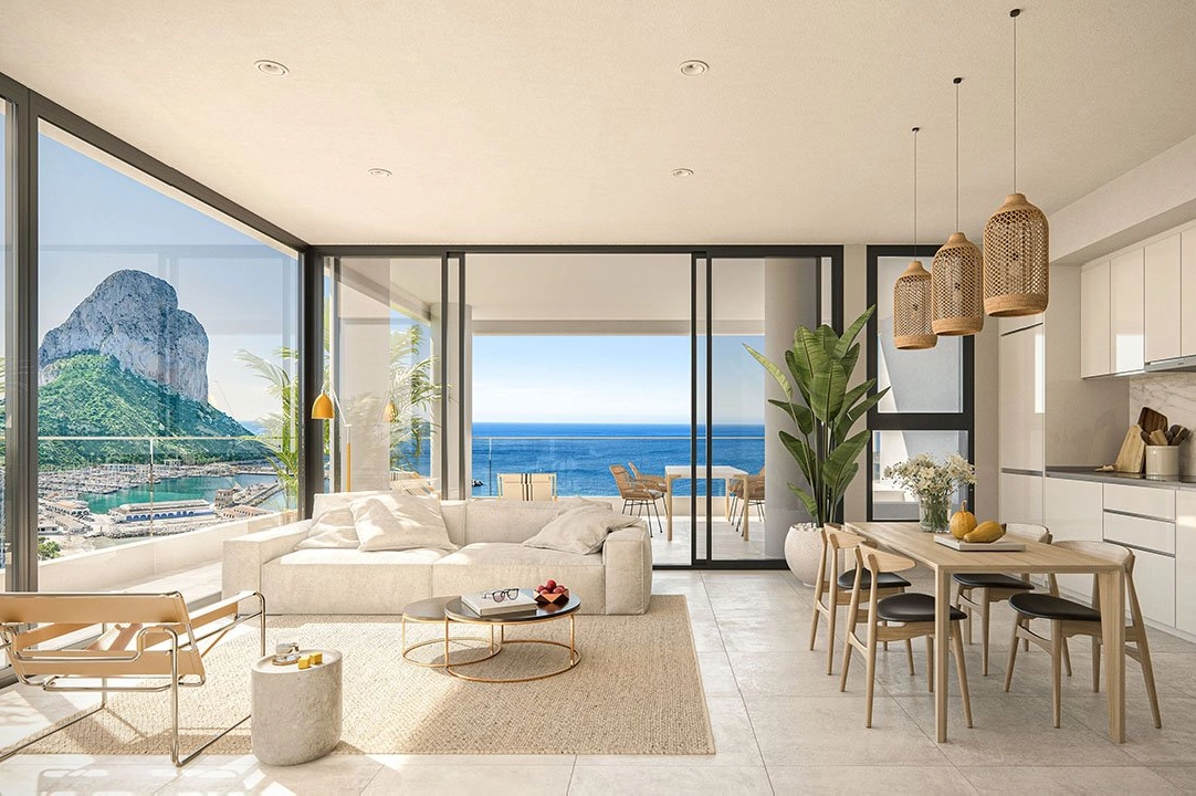 apartamento en la planta superior en Calpe en vente, construit 65 m², estado nuevo, aire acondicionado, 1 chambre, 1 salle de bains, piscina, ref.: HA-CAN-130-A01-7