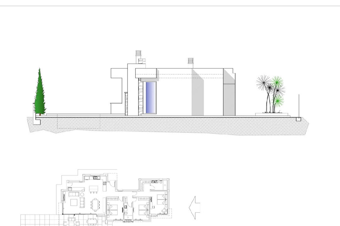 villa en Calpe en vente, construit 166 m², aire acondicionado, terrain 800 m², 3 chambre, 2 salle de bains, piscina, ref.: CA-H-1594-AMB-5