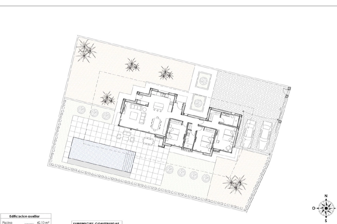 villa en Calpe en vente, construit 166 m², aire acondicionado, terrain 800 m², 3 chambre, 2 salle de bains, piscina, ref.: CA-H-1594-AMB-7