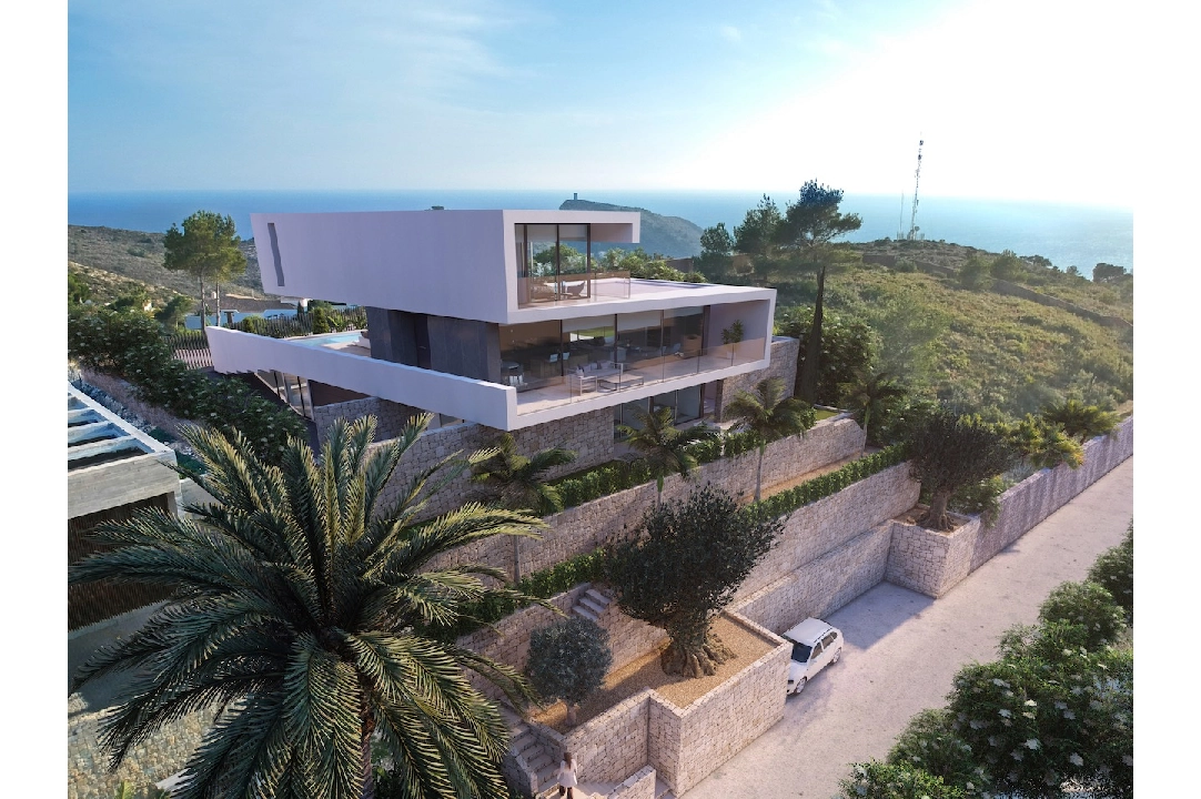 villa en Moraira en vente, construit 568 m², aire acondicionado, terrain 869 m², 4 chambre, 4 salle de bains, piscina, ref.: CA-H-1608-AMB-11