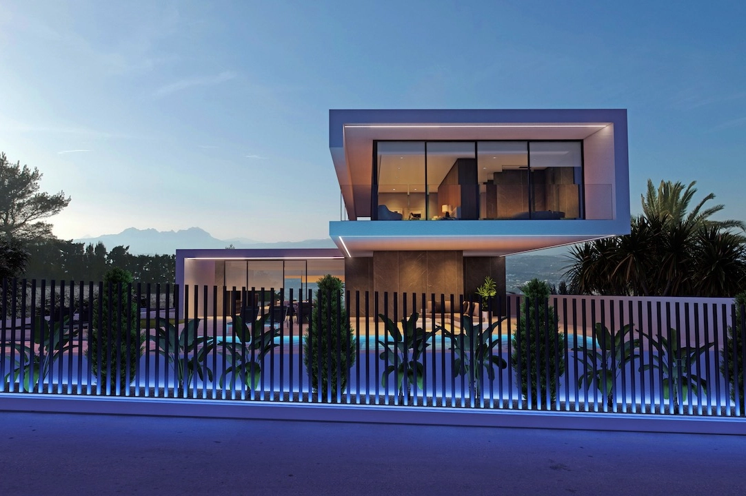 villa en Moraira en vente, construit 568 m², aire acondicionado, terrain 869 m², 4 chambre, 4 salle de bains, piscina, ref.: CA-H-1608-AMB-12