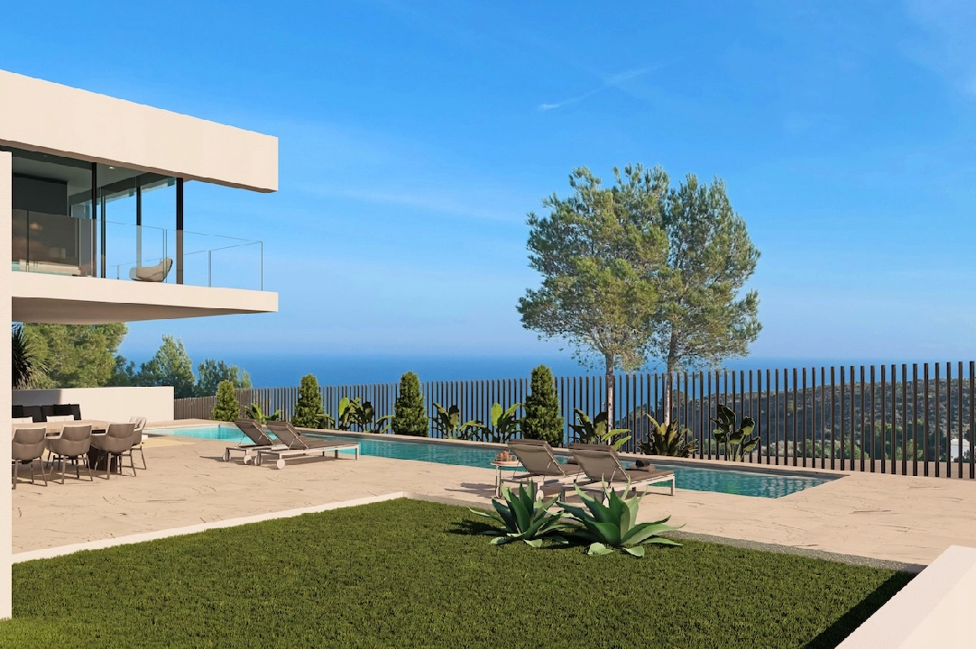 villa en Moraira en vente, construit 568 m², aire acondicionado, terrain 869 m², 4 chambre, 4 salle de bains, piscina, ref.: CA-H-1608-AMB-13