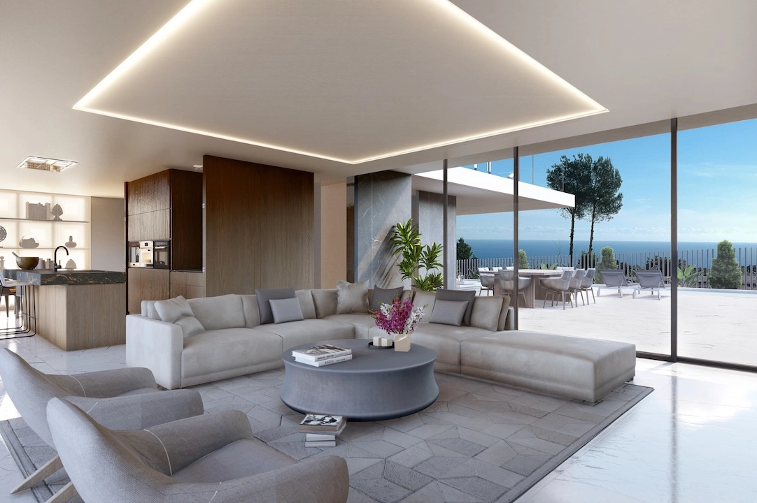 villa en Moraira en vente, construit 568 m², aire acondicionado, terrain 869 m², 4 chambre, 4 salle de bains, piscina, ref.: CA-H-1608-AMB-4