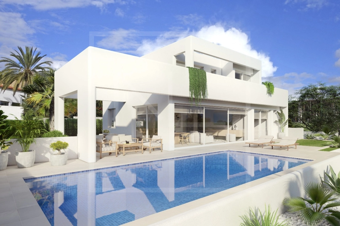 villa en Benissa costa(Baladrar) en vente, construit 138 m², ano de construccion 2023, + calefaccion suelo, aire acondicionado, terrain 625 m², 3 chambre, 3 salle de bains, piscina, ref.: NL-NLD1444-1