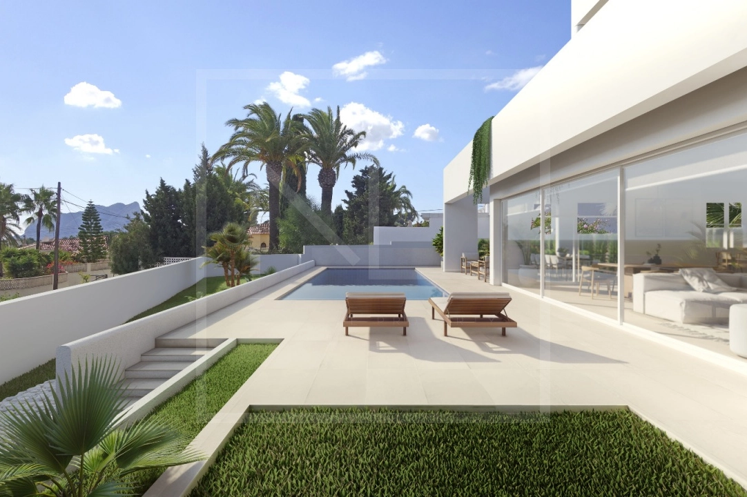 villa en Benissa costa(Baladrar) en vente, construit 138 m², ano de construccion 2023, + calefaccion suelo, aire acondicionado, terrain 625 m², 3 chambre, 3 salle de bains, piscina, ref.: NL-NLD1444-6