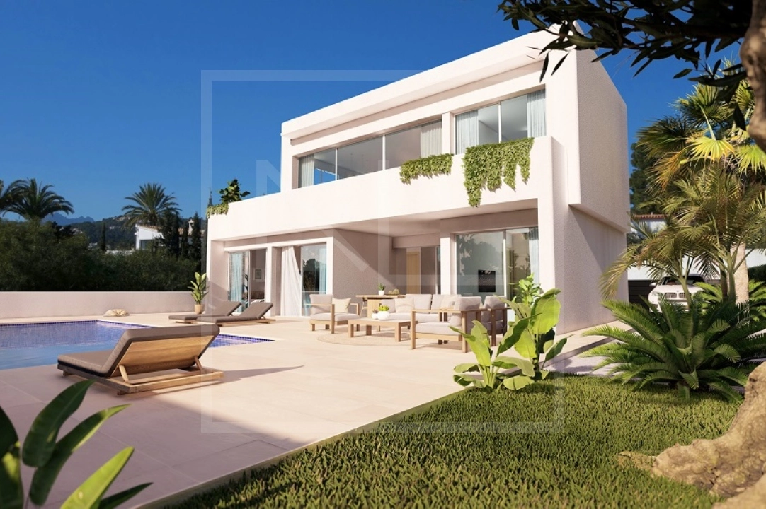 villa en Benissa costa(Baladrar) en vente, construit 142 m², ano de construccion 2023, + calefaccion suelo, aire acondicionado, terrain 729 m², 4 chambre, 3 salle de bains, piscina, ref.: NL-NLD1445-6