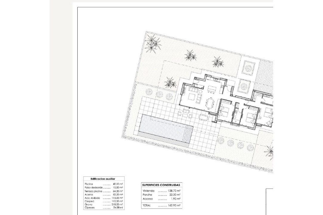 villa en Calpe en vente, construit 282 m², + calefaccion suelo, aire acondicionado, terrain 800 m², 3 chambre, 2 salle de bains, piscina, ref.: NL-NLD1452-3