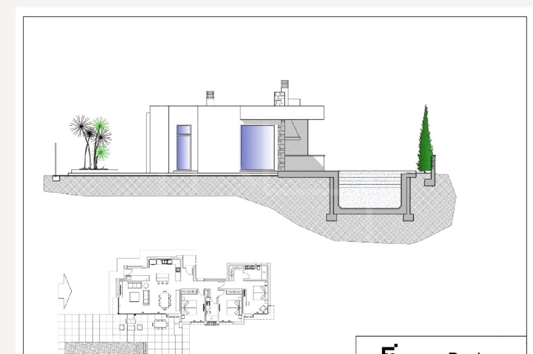 villa en Calpe en vente, construit 282 m², + calefaccion suelo, aire acondicionado, terrain 800 m², 3 chambre, 2 salle de bains, piscina, ref.: NL-NLD1452-9